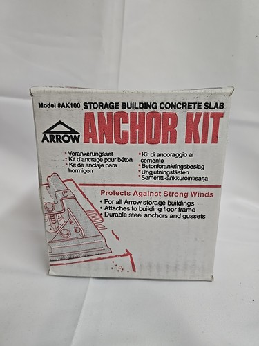 Arrow shed concrete anchor kit - shed,