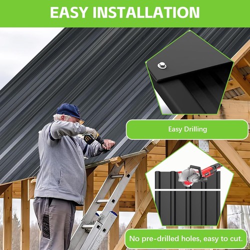 12x metal galvanized - metal, roof