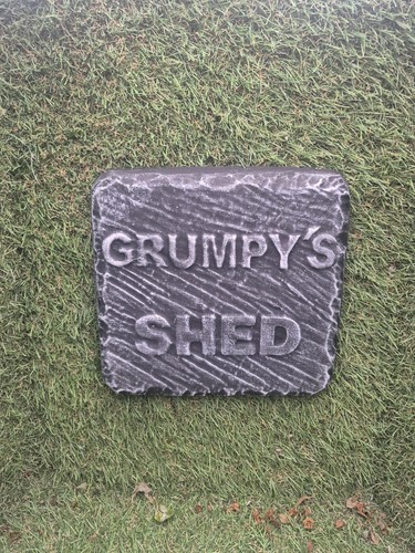Grumpy shed concrete - shed, hanging
