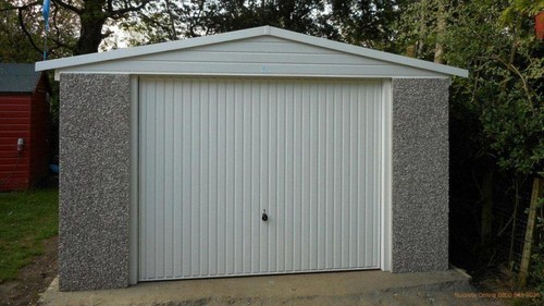 Concrete garage delivered - concrete, &