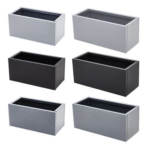 Trough metal garden planters - trough,