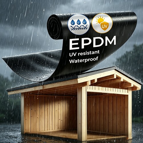 Self adhesive 5mm - thick, epdm