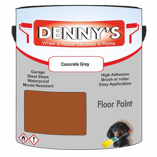 Dennys floor sheds paint - paint,