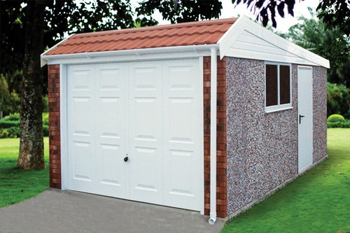 Concrete garage delivered - garage, &