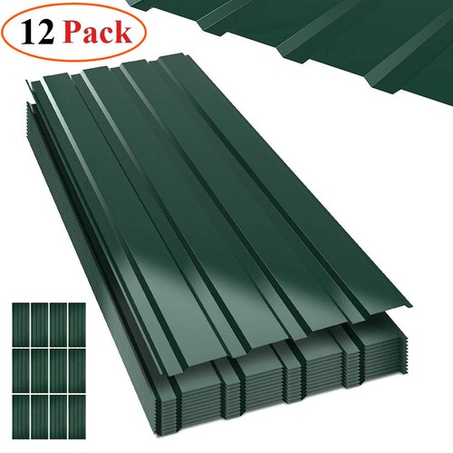 12x roofing panels green - 12x,