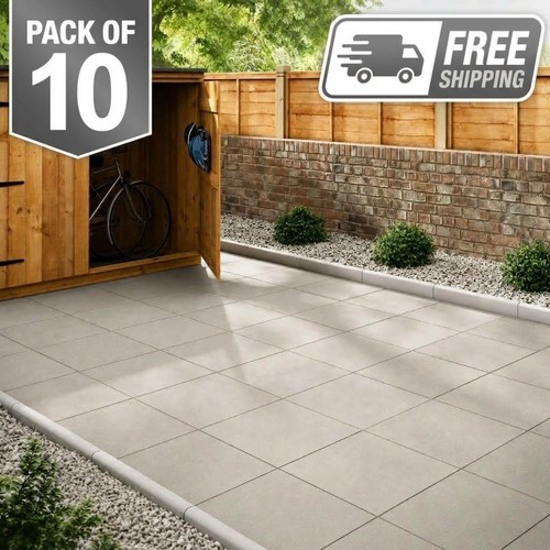 Concrete garden paving slabs - paving,